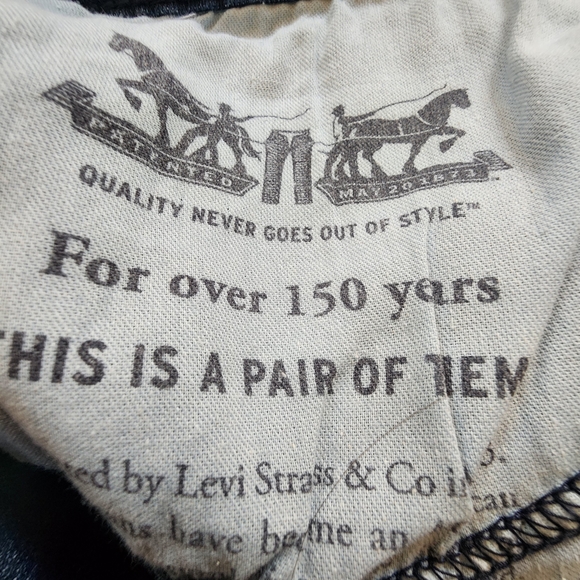 New Levi's 502 Regular Taper W34 L30 Dark Wash Stretch Denim Jeans Streetwear... - Picture 11 of 12